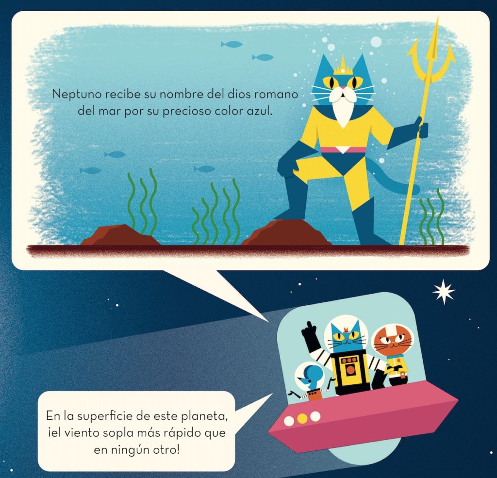 El profesor Astro Cat y el sistema solar