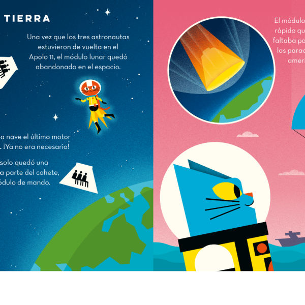 EL PROFESOR ASTRO CAT Y LOS COHETES ESPACIALES