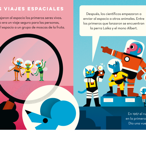 EL PROFESOR ASTRO CAT Y LOS COHETES ESPACIALES