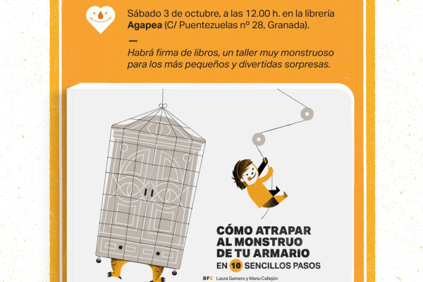 Presentación del libro: Cómo atrapar al monstruo de tu armario en 10 sencillos pasos