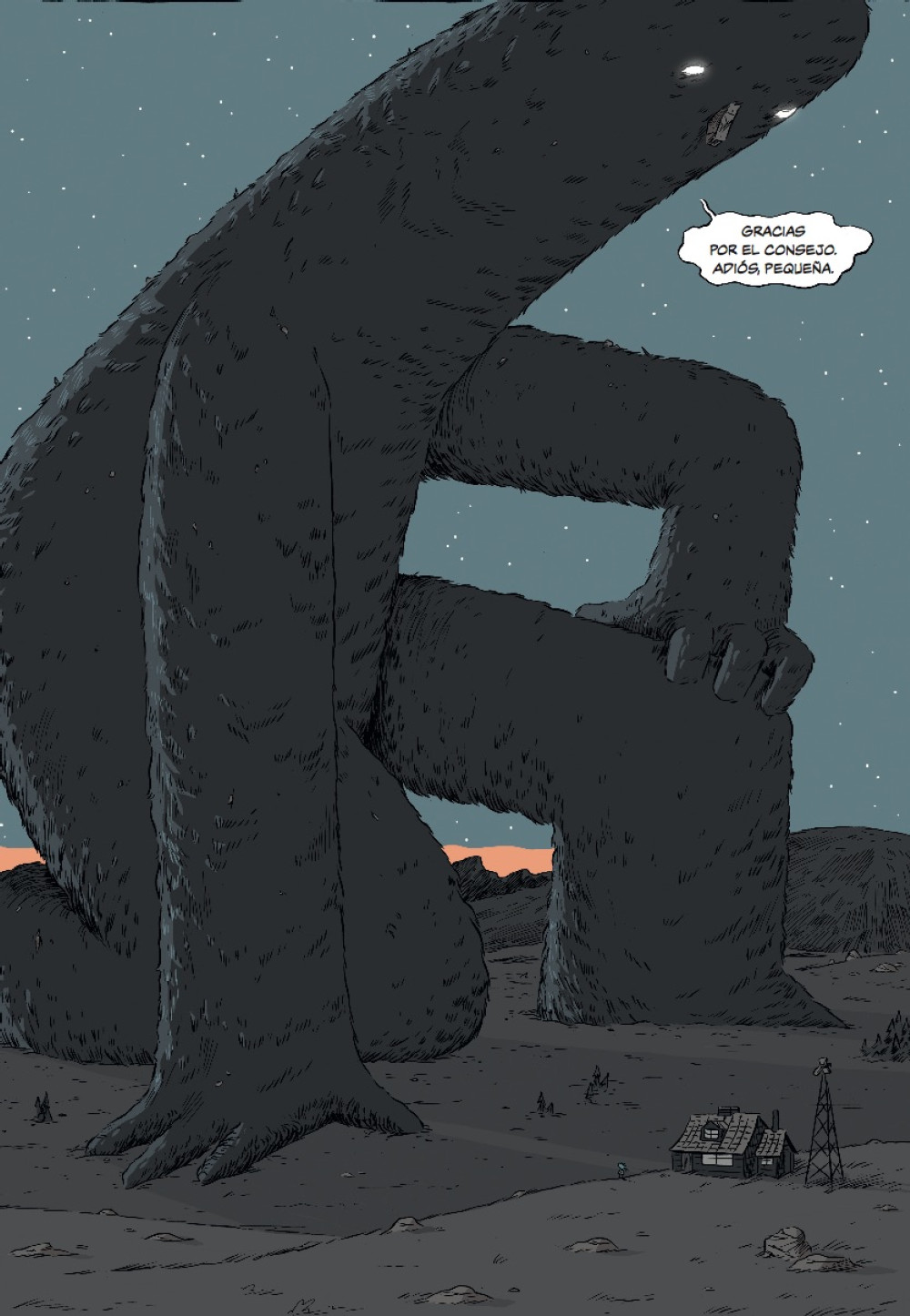 Hilda y el gigante de medianoche, Luke Pearson