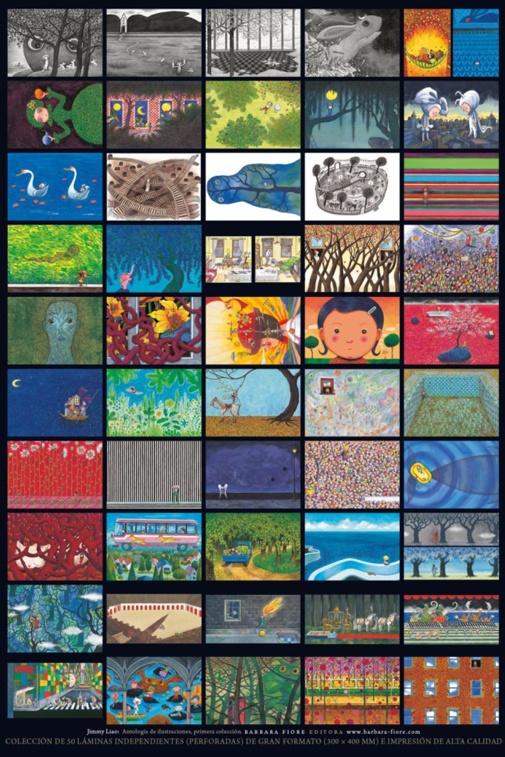 Un recorrido por los mejores trabajos de Jimmy Liao, a través de sus ilustraciones